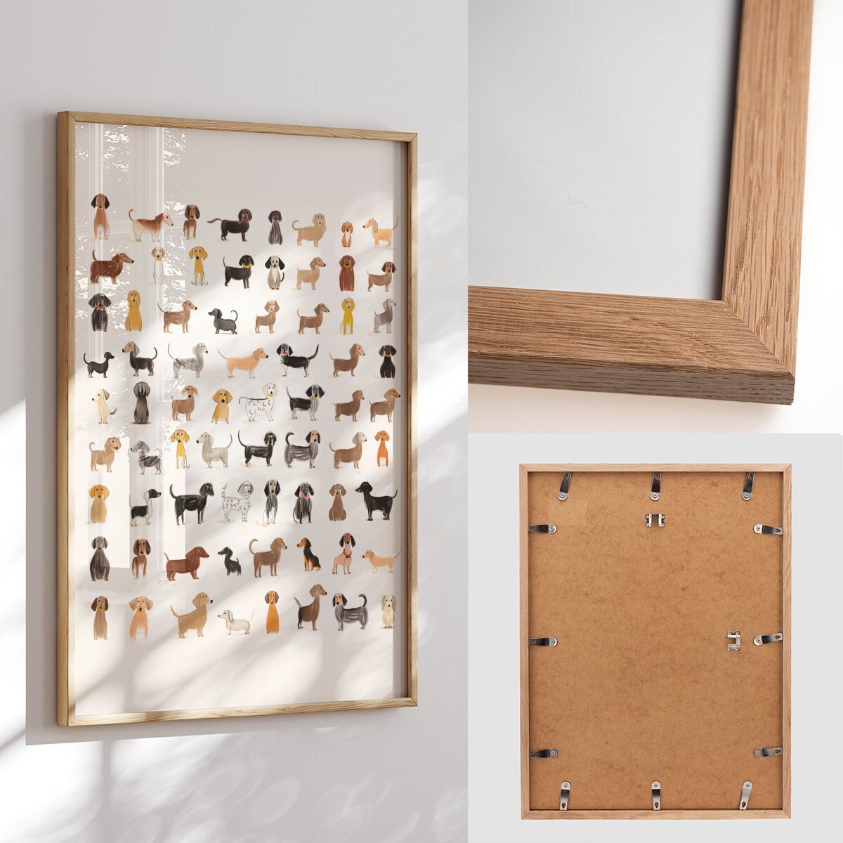 Lustiges Dackel Poster • Wandbild mit Hund • für Dackelliebhaber als Geschenk - vonSUSI