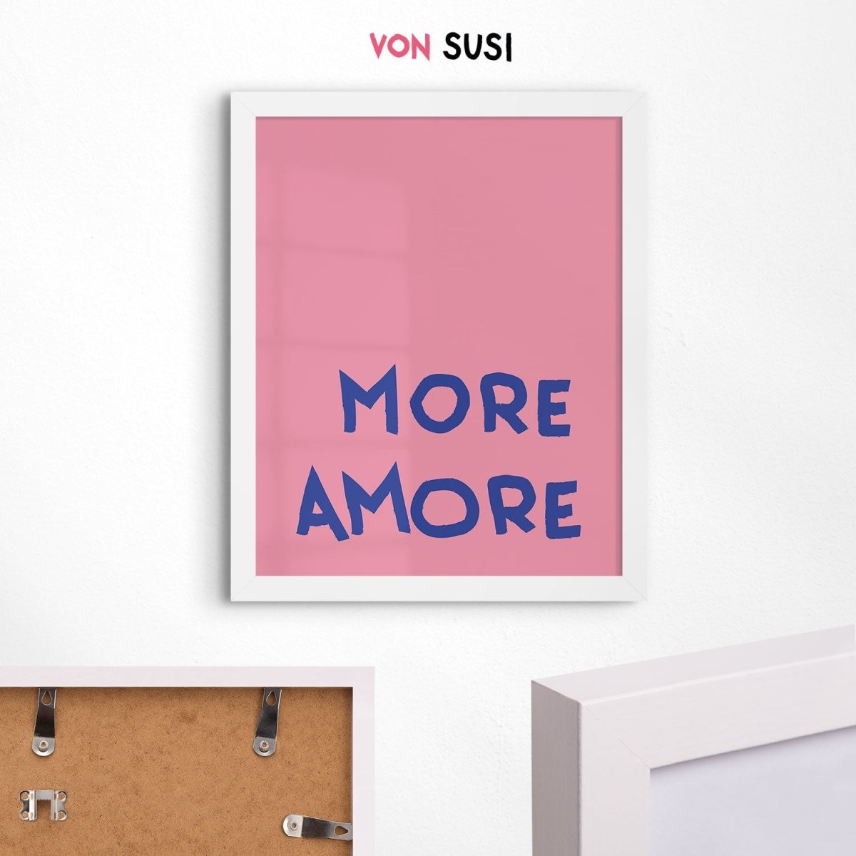 More Amore Poster • Typografieposter für Verliebte - vonSUSI