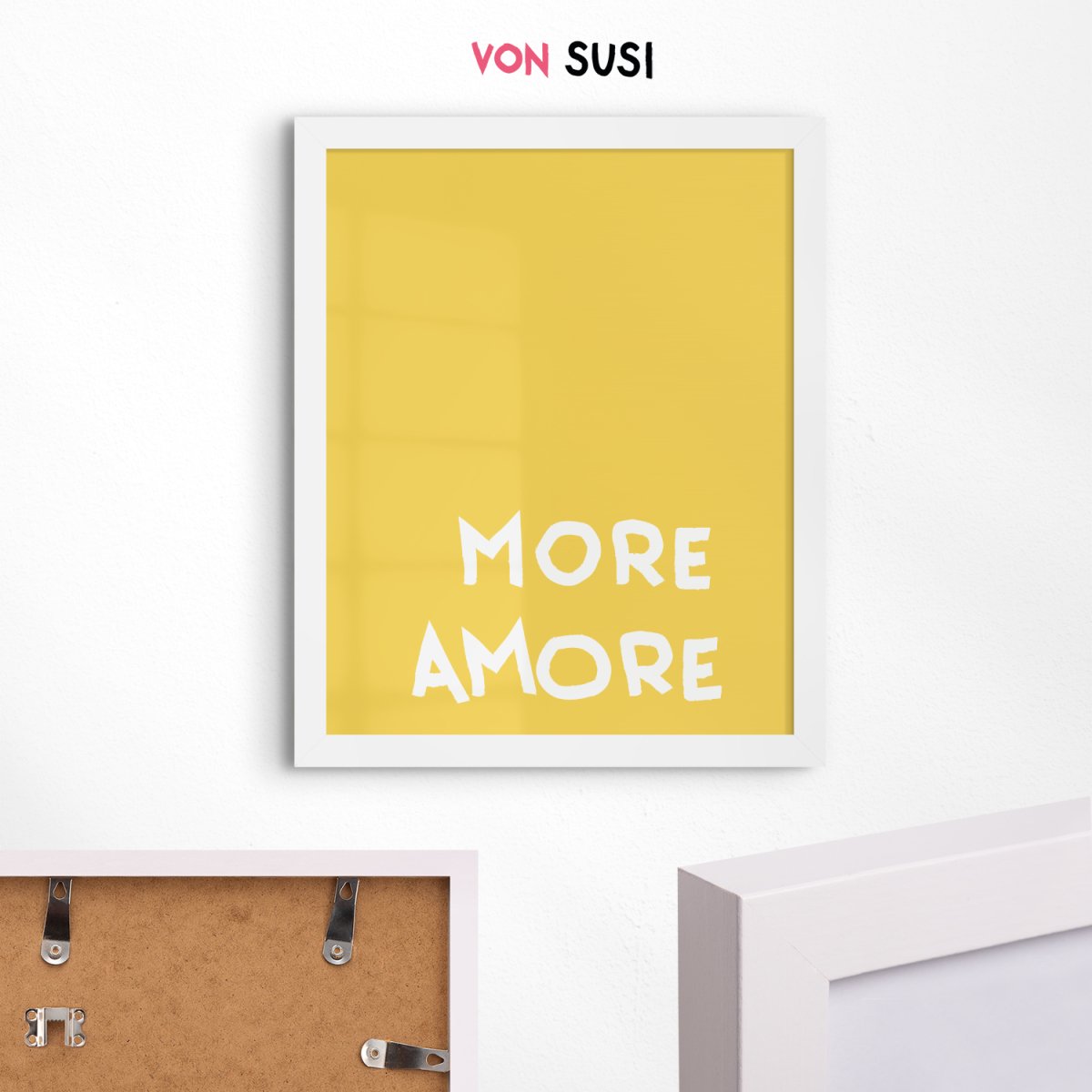 More Amore Poster • Typografieposter für Verliebte - vonSUSI