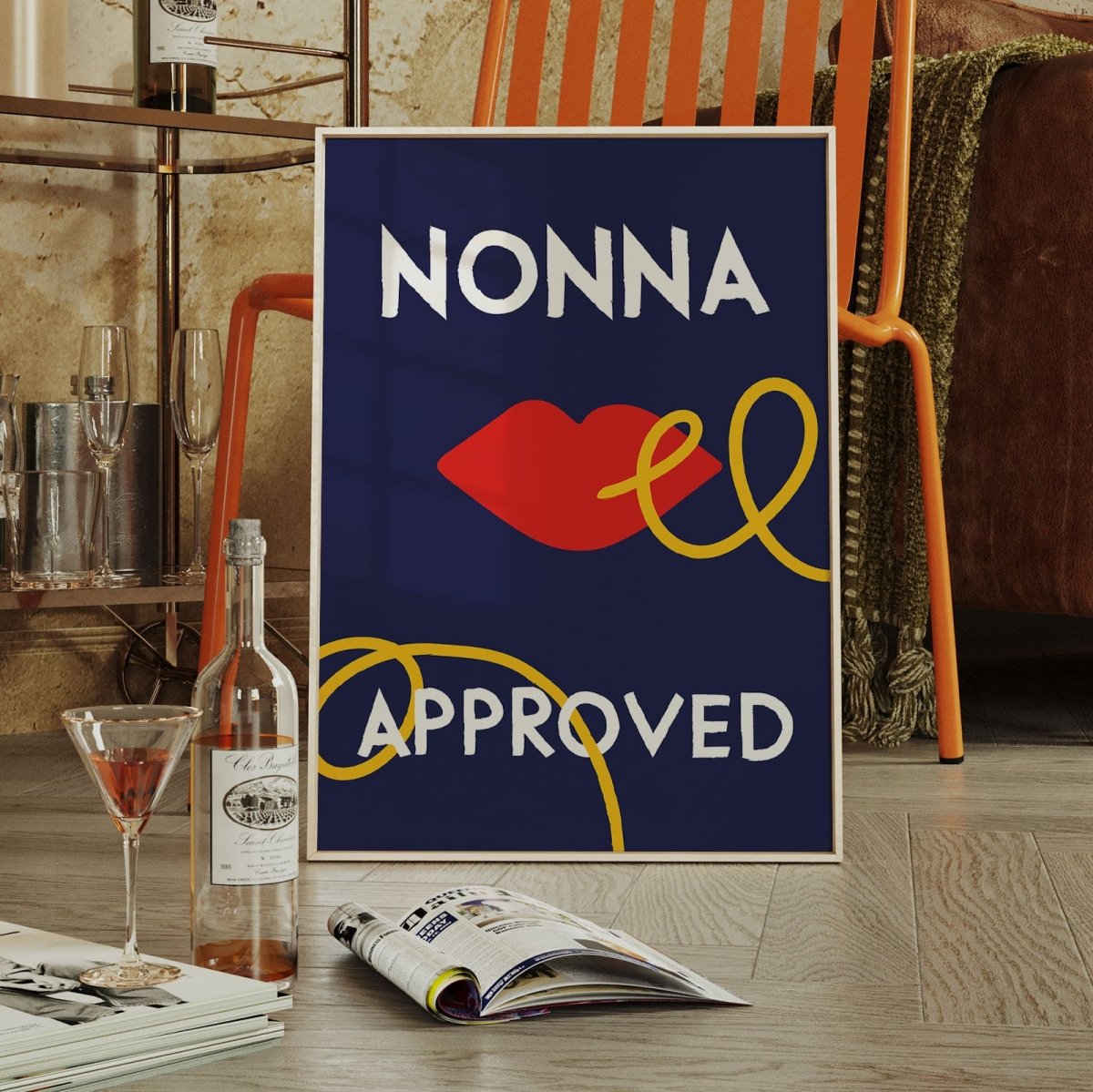 Nonna Approved Poster • Italien Poster für die Küche - vonSUSI