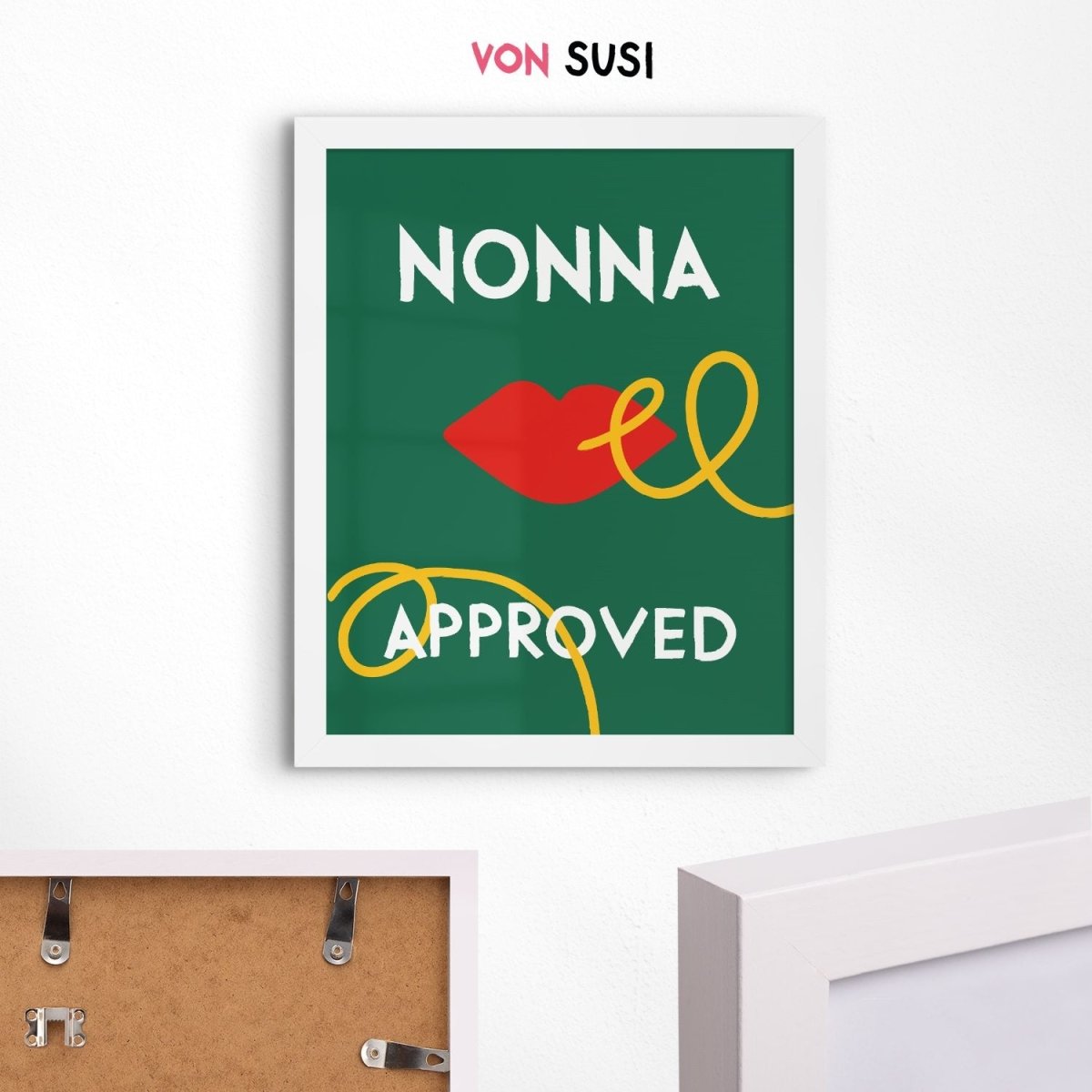 Nonna Approved Poster • Italien Poster für die Küche - vonSUSI