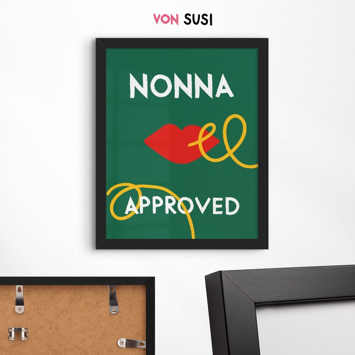Nonna Approved Poster • Italien Poster für die Küche - vonSUSI