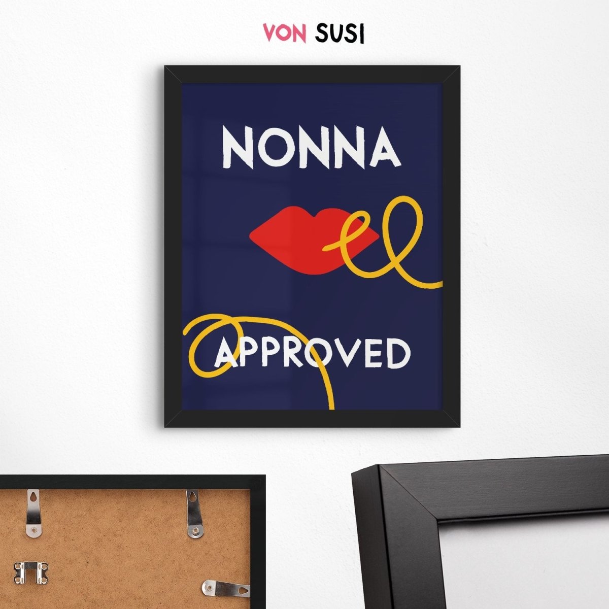 Nonna Approved Poster • Italien Poster für die Küche - vonSUSI
