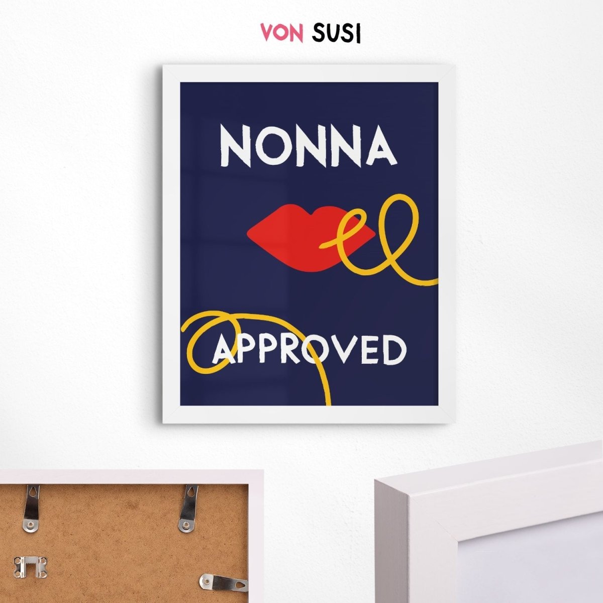 Nonna Approved Poster • Italien Poster für die Küche - vonSUSI
