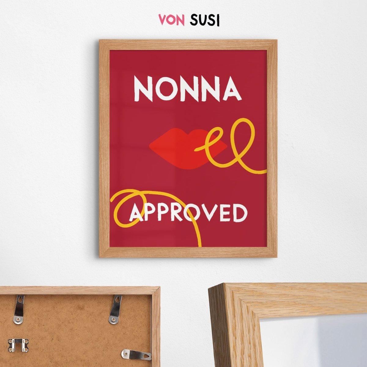 Nonna Approved Poster • Italien Poster für die Küche - vonSUSI