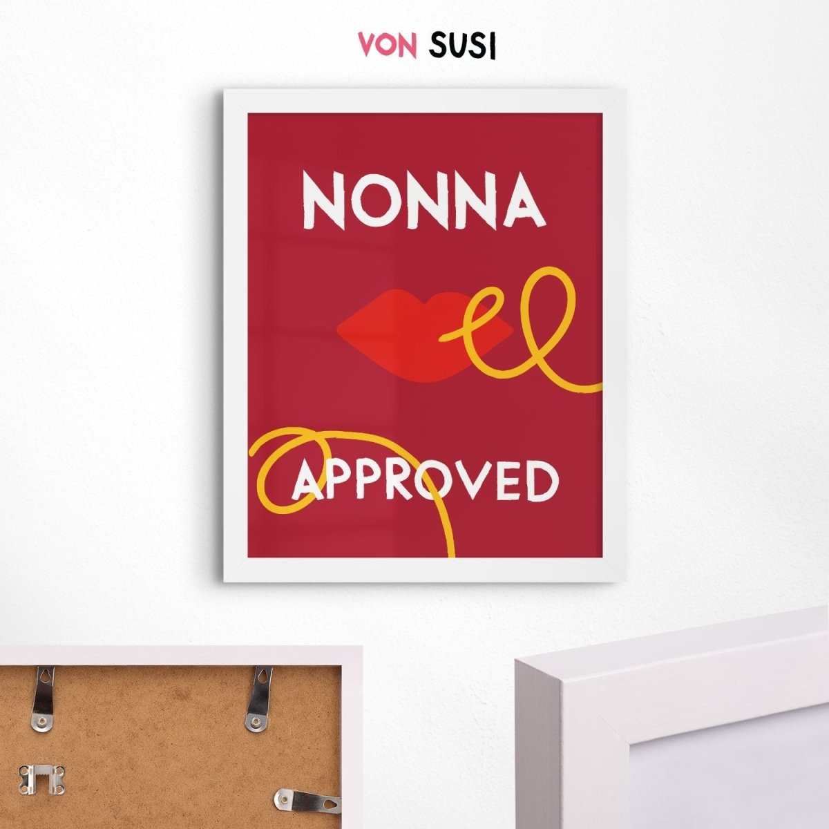Nonna Approved Poster • Italien Poster für die Küche - vonSUSI