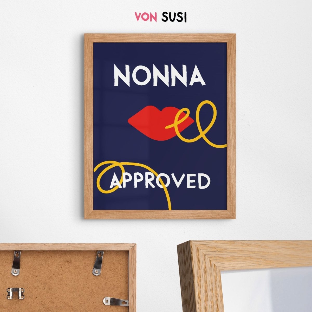 Nonna Approved Poster • Italien Poster für die Küche - vonSUSI