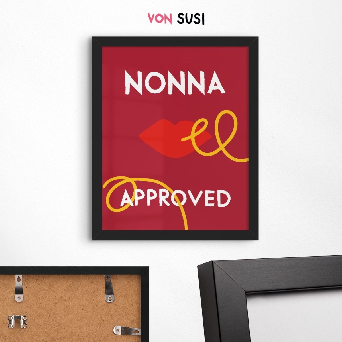Nonna Approved Poster • Italien Poster für die Küche - vonSUSI