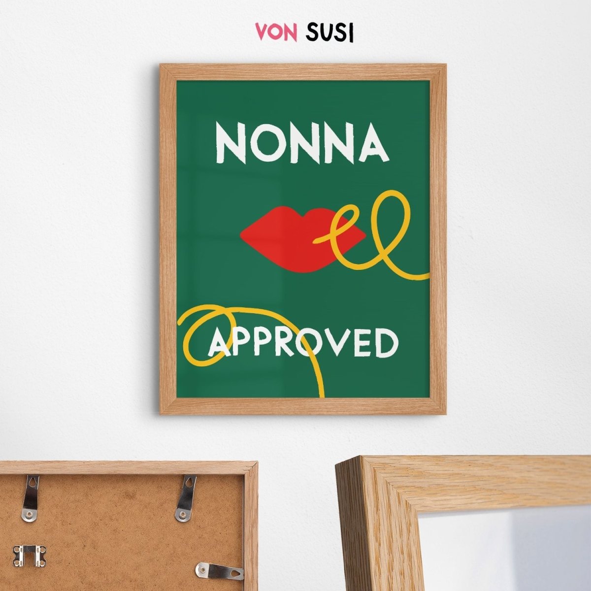 Nonna Approved Poster • Italien Poster für die Küche - vonSUSI