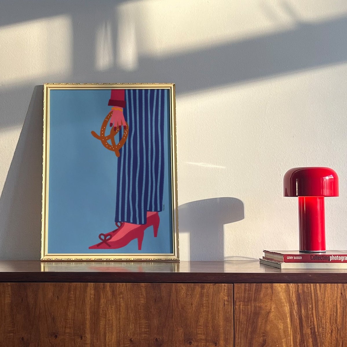 Poster "Aufgebrezelt" • handgezeichnet und exklusiv bei vonSUSI - vonSUSI