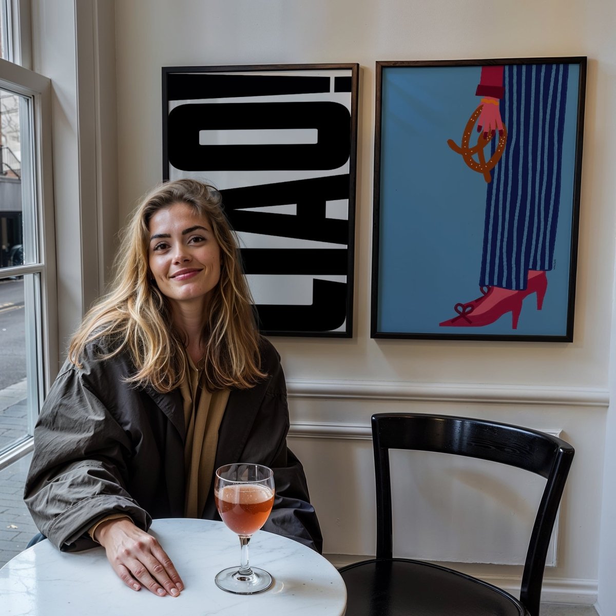 Poster "Aufgebrezelt" • handgezeichnet und exklusiv bei vonSUSI - vonSUSI