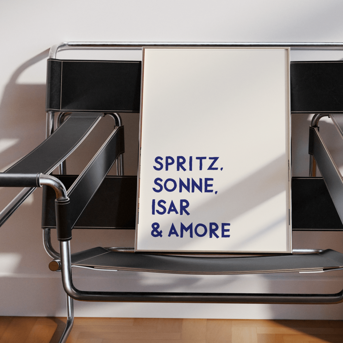 Spritz, Sonne, Isar & Amore • Fine Art Kunstdruck direkt aus München - vonSUSI