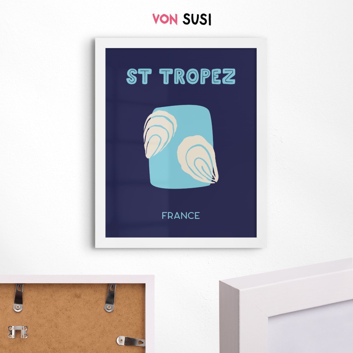St Tropez Poster • Städteposter Saint Tropez • Cote d&