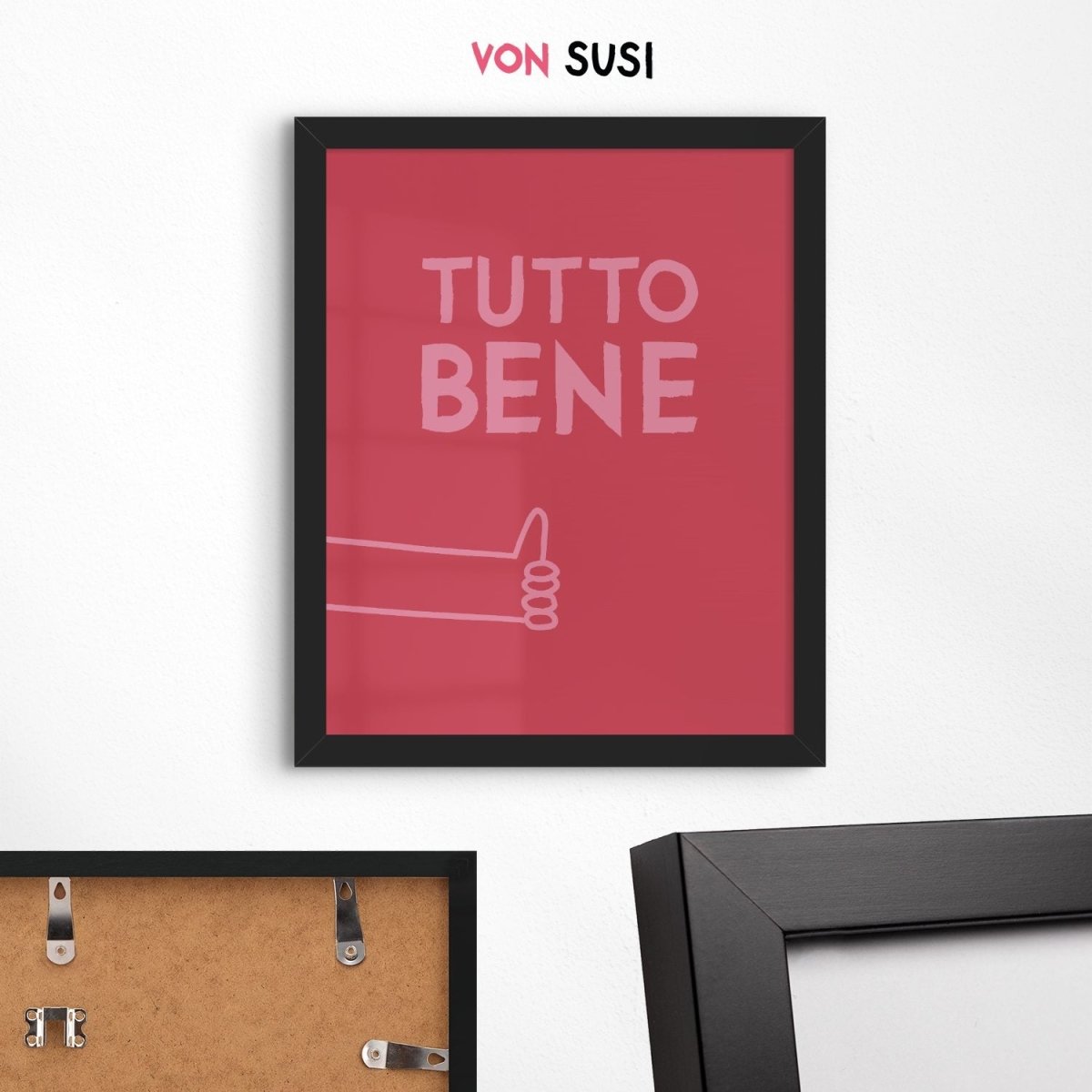 Tutto Bene Poster • italienisches Poster für gute Laune - vonSUSI