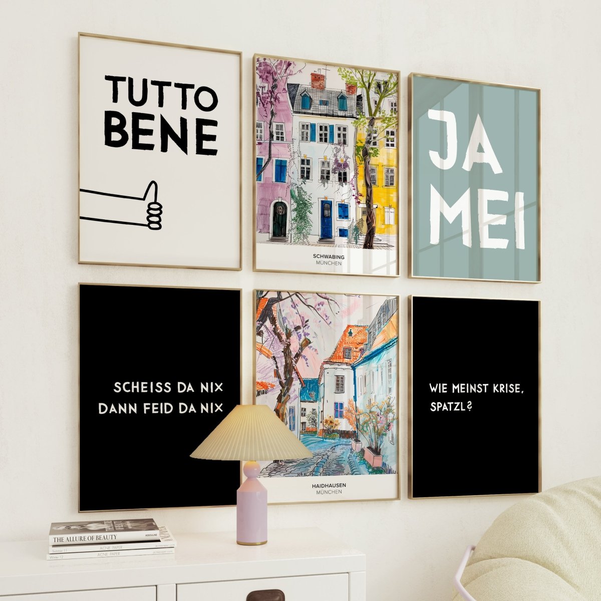Tutto Bene Poster • italienisches Poster für gute Laune - vonSUSI