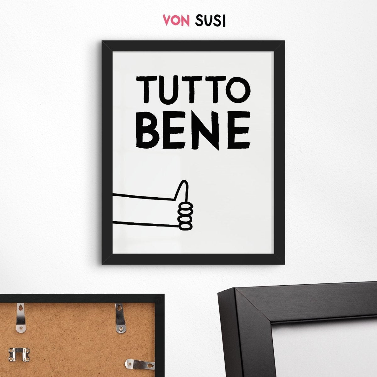 Tutto Bene Poster • italienisches Poster für gute Laune - vonSUSI
