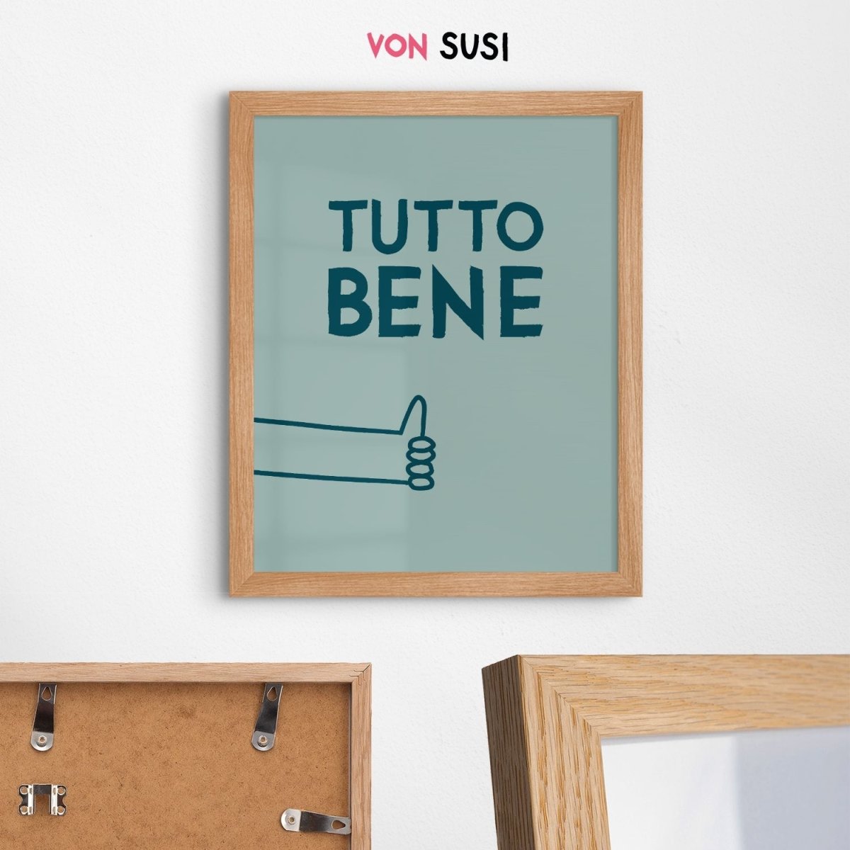 Tutto Bene Poster • italienisches Poster für gute Laune - vonSUSI