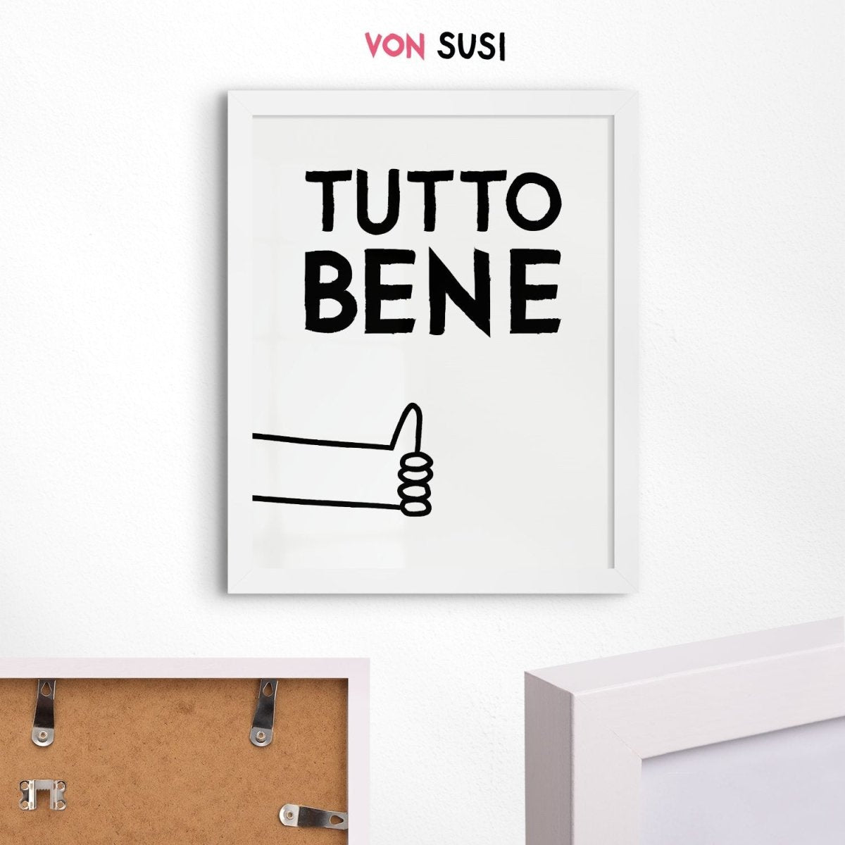 Tutto Bene Poster • italienisches Poster für gute Laune - vonSUSI
