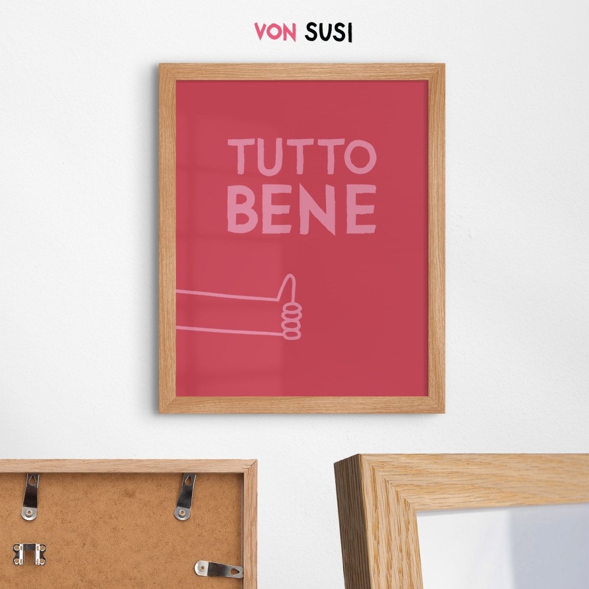 Tutto Bene Poster • italienisches Poster für gute Laune - vonSUSI