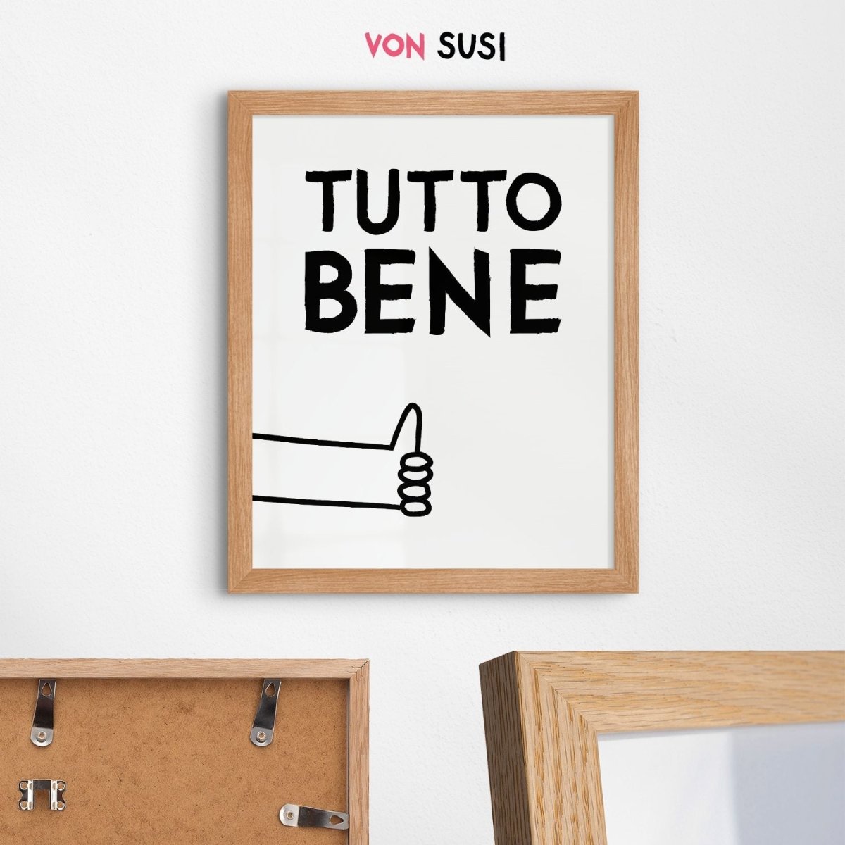 Tutto Bene Poster • italienisches Poster für gute Laune - vonSUSI