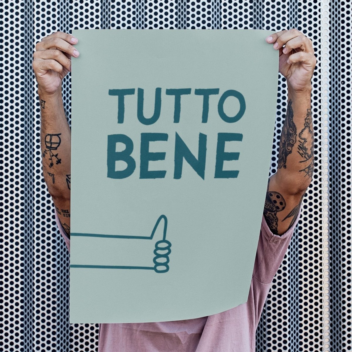 Tutto Bene Poster • italienisches Poster für gute Laune - vonSUSI