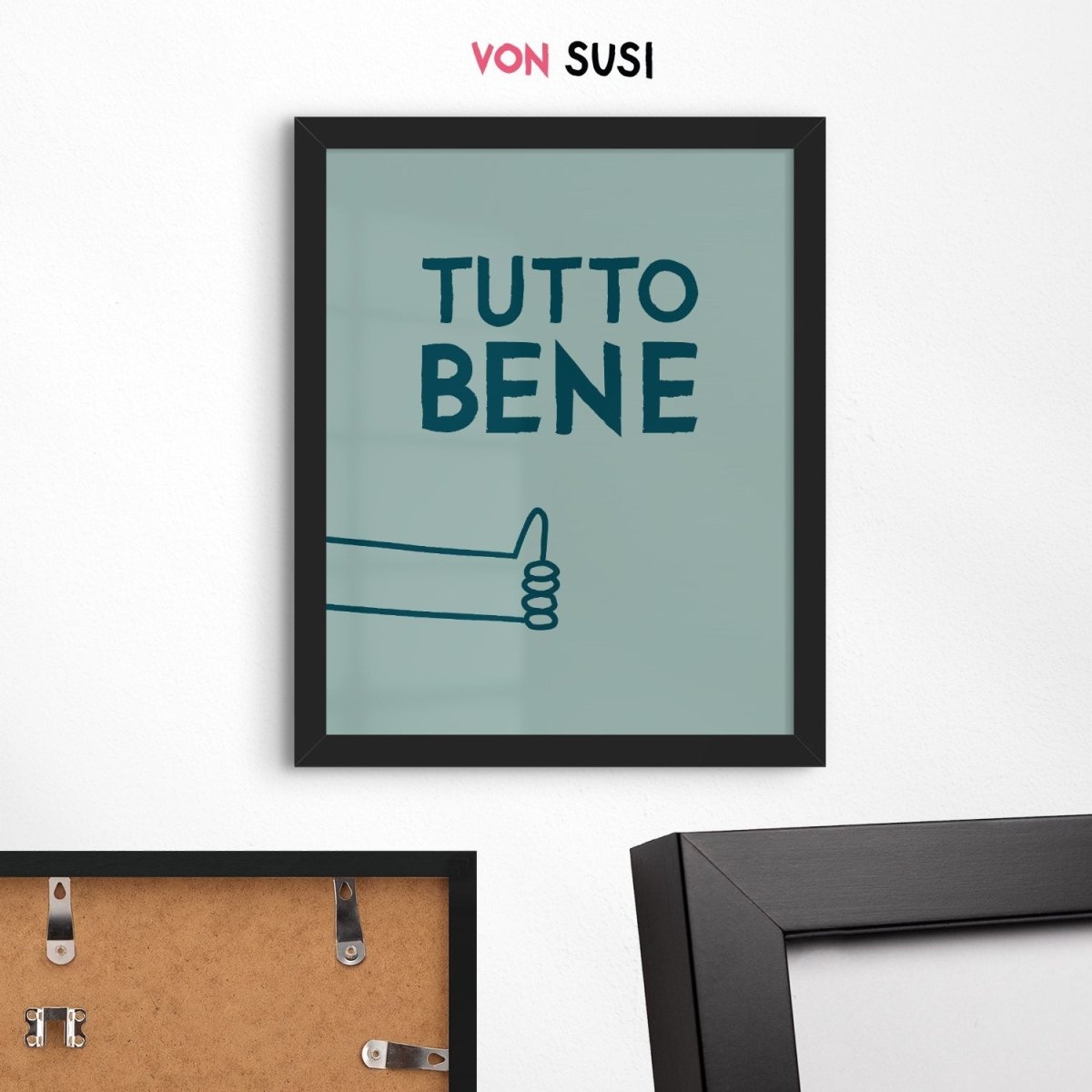Tutto Bene Poster • italienisches Poster für gute Laune - vonSUSI