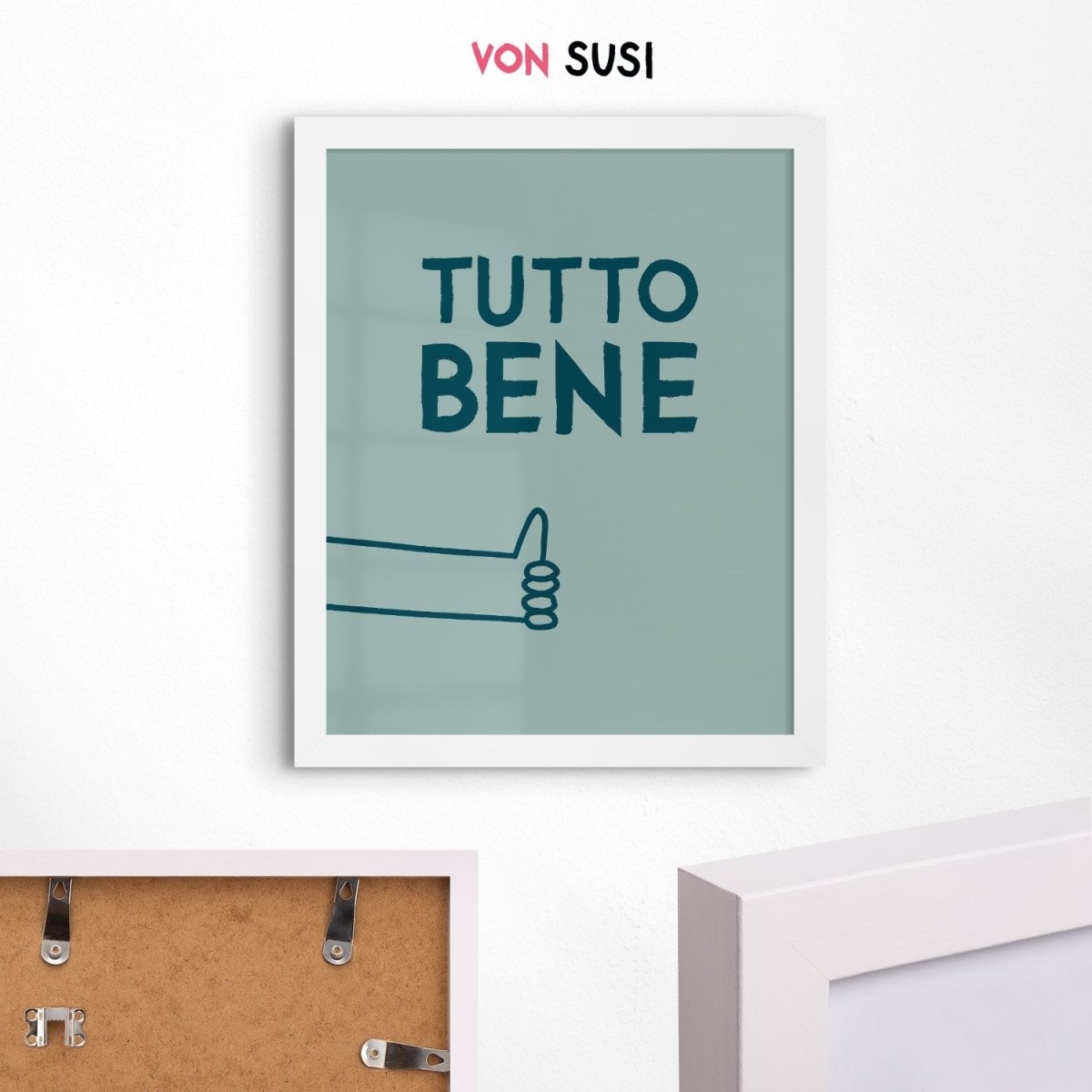Tutto Bene Poster • italienisches Poster für gute Laune - vonSUSI