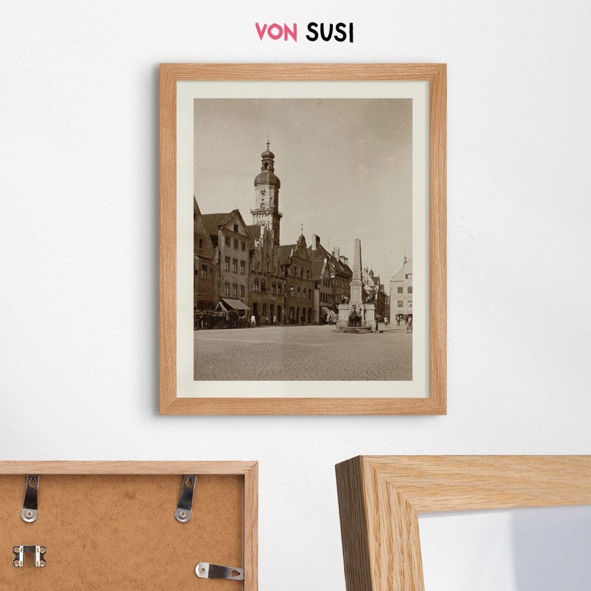 Vintage Freising Poster • Retro Fotografie als Kunstdruck - vonSUSI