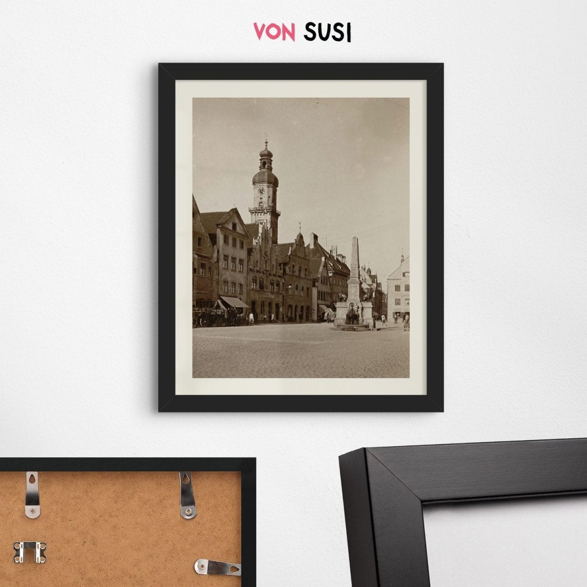 Vintage Freising Poster • Retro Fotografie als Kunstdruck - vonSUSI