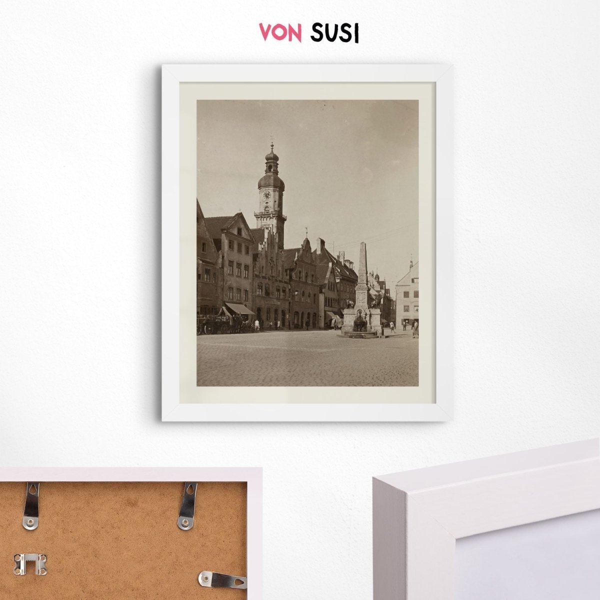 Vintage Freising Poster • Retro Fotografie als Kunstdruck - vonSUSI
