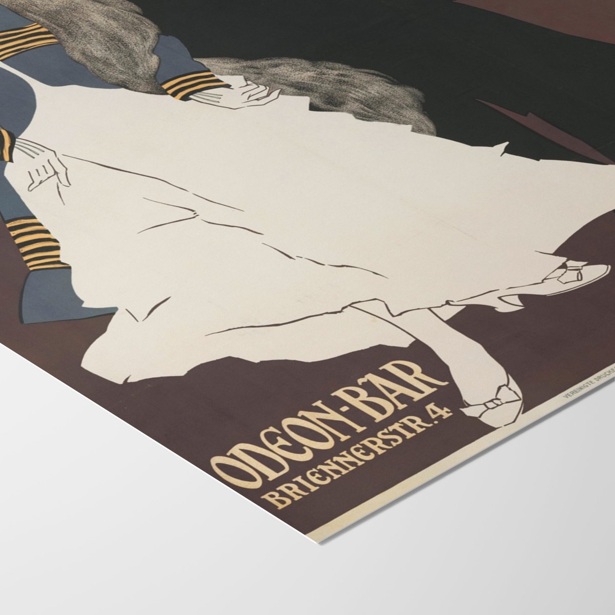 Vintage Odeon Bar Poster • Retro Plakat aus München - vonSUSI