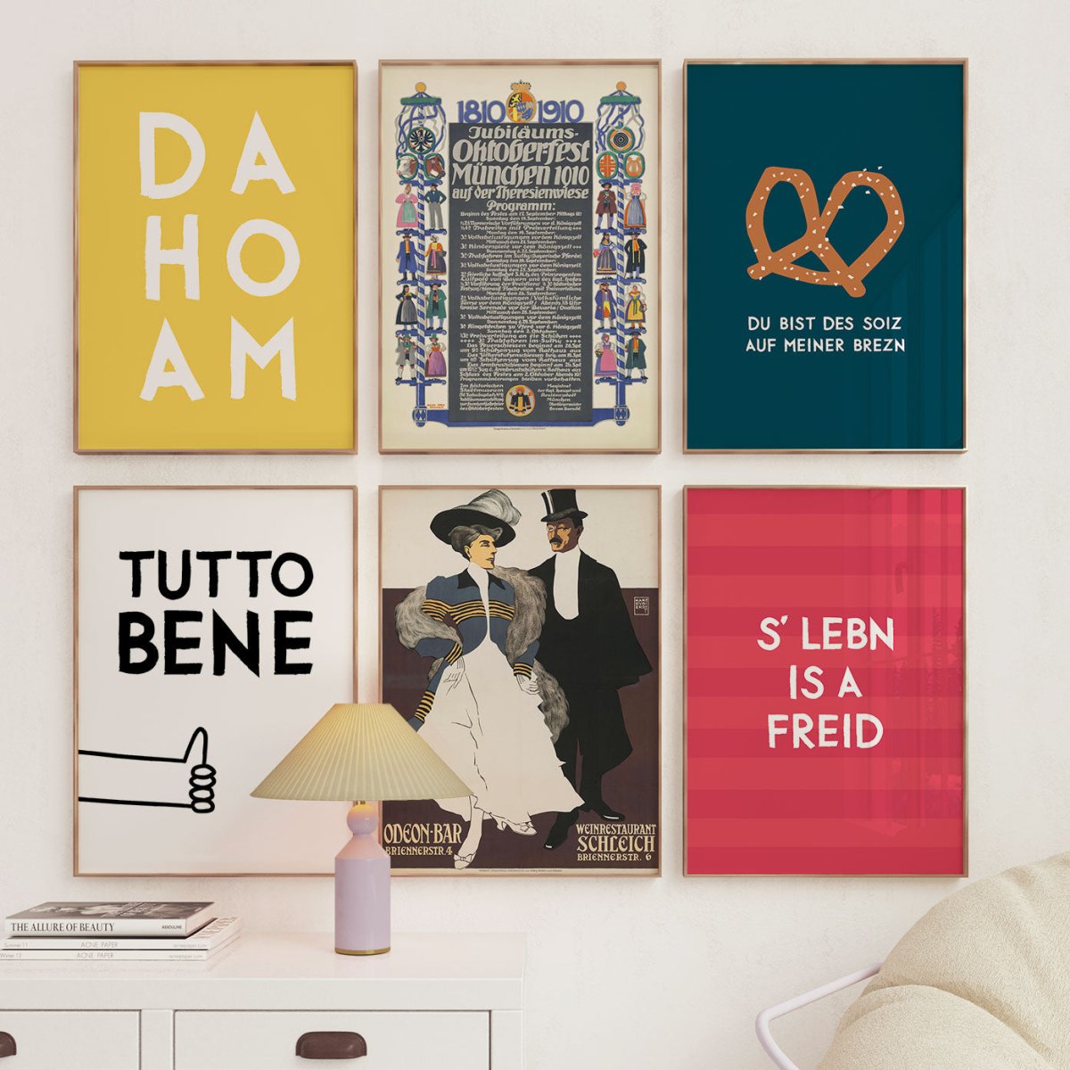 Vintage Odeon Bar Poster • Retro Plakat aus München - vonSUSI