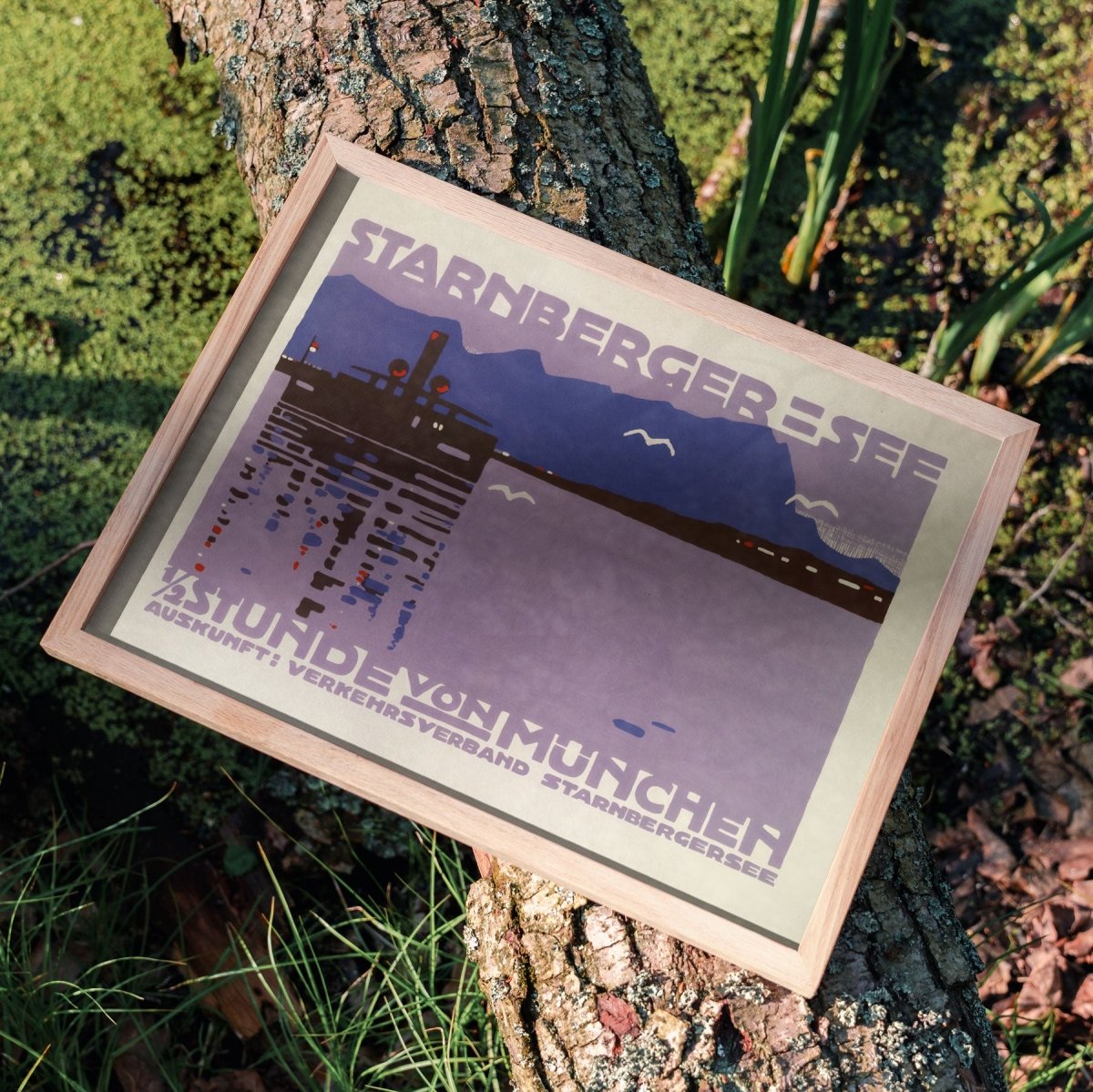 Vintage Starnberger See Poster • Retro Plakat aus München - vonSUSI