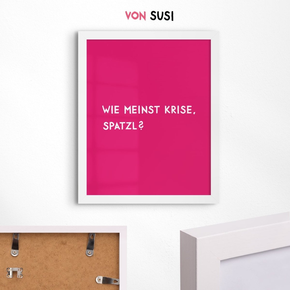 Wie meinst Krise, Spatzl? Poster für alle Monaco di Bavaria Fans - vonSUSI