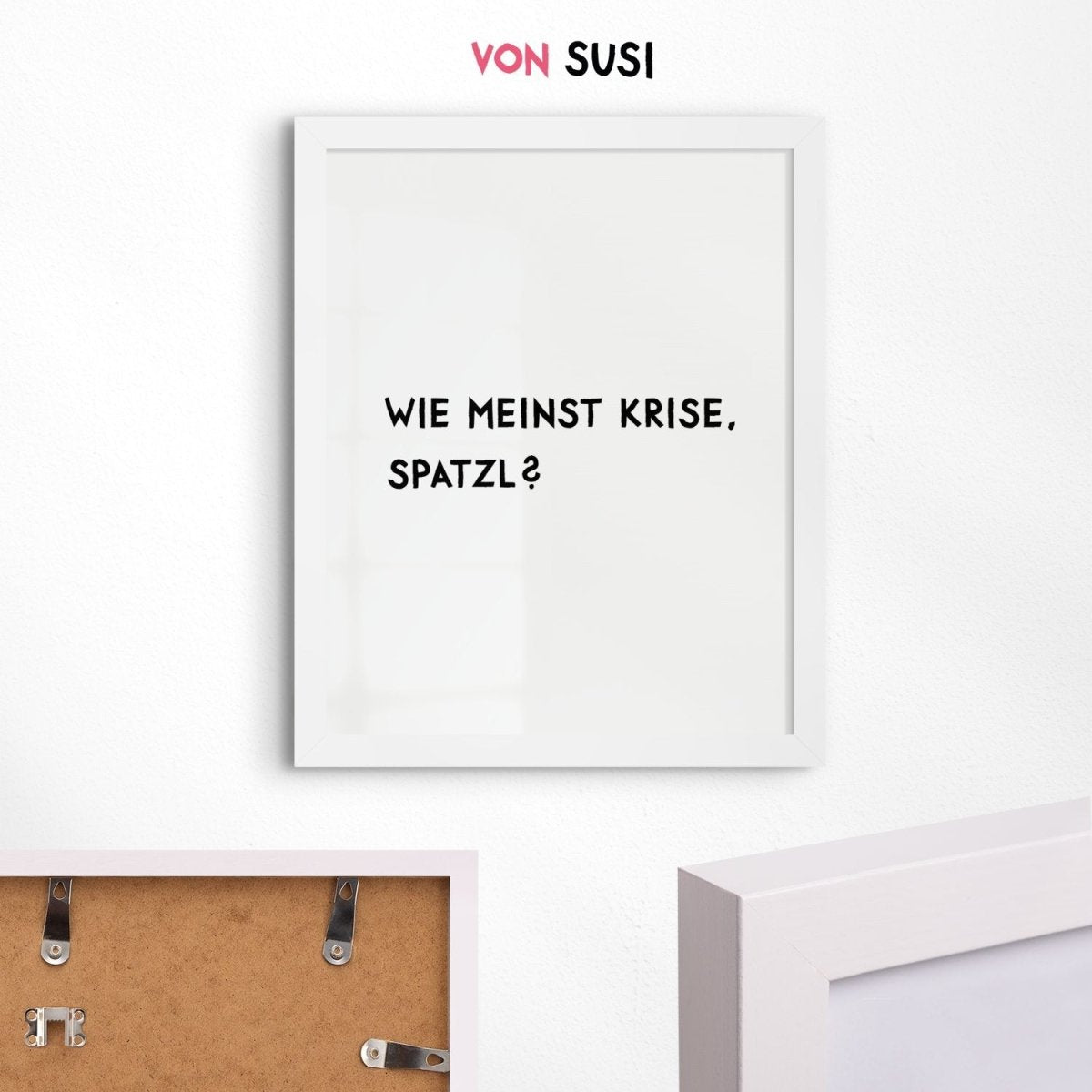 Wie meinst Krise, Spatzl? Poster für alle Monaco di Bavaria Fans - vonSUSI