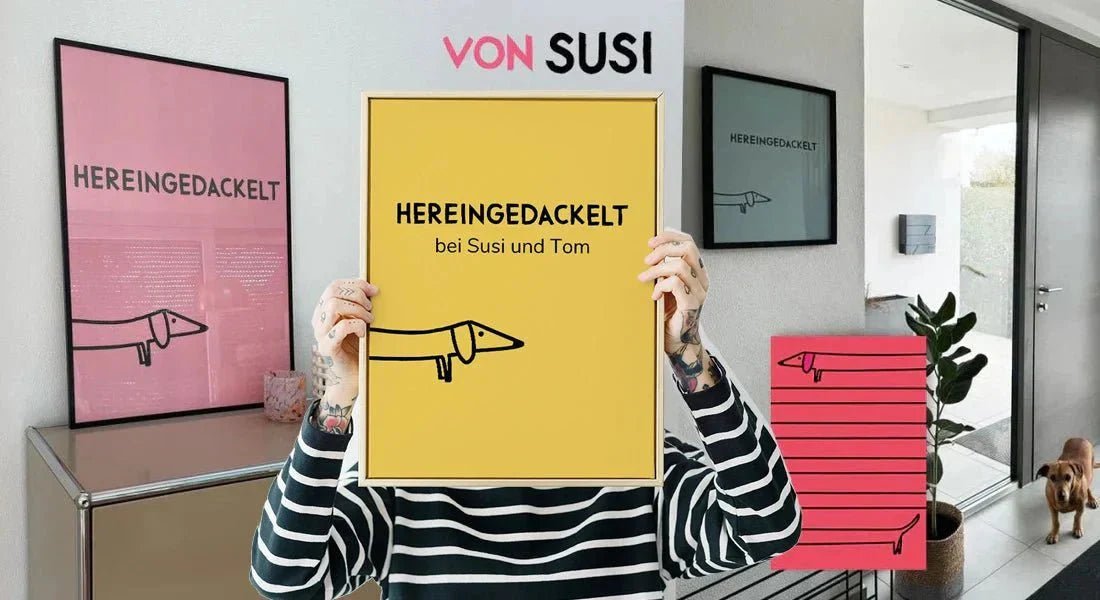 Die besten Geschenke für Dackelfans 🎁 - vonSUSI