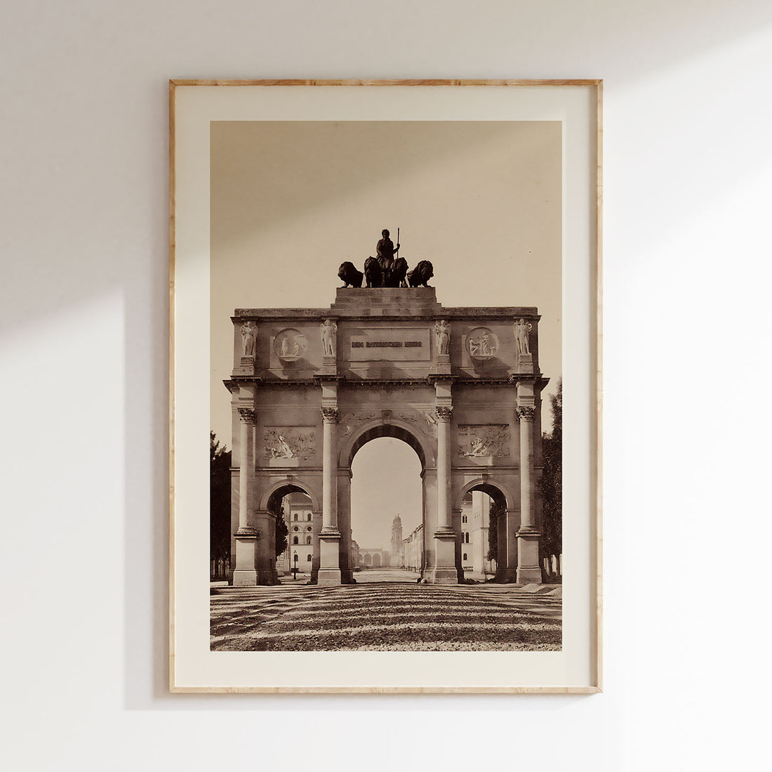 Vintage Siegestor München Poster • Retro Foto Print