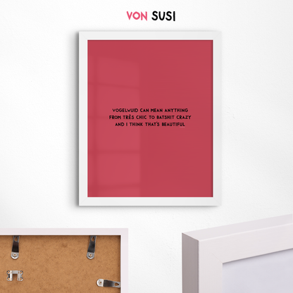 Vogelwuid Fine Art Kunstdruck • exklusiv bei vonSUSI