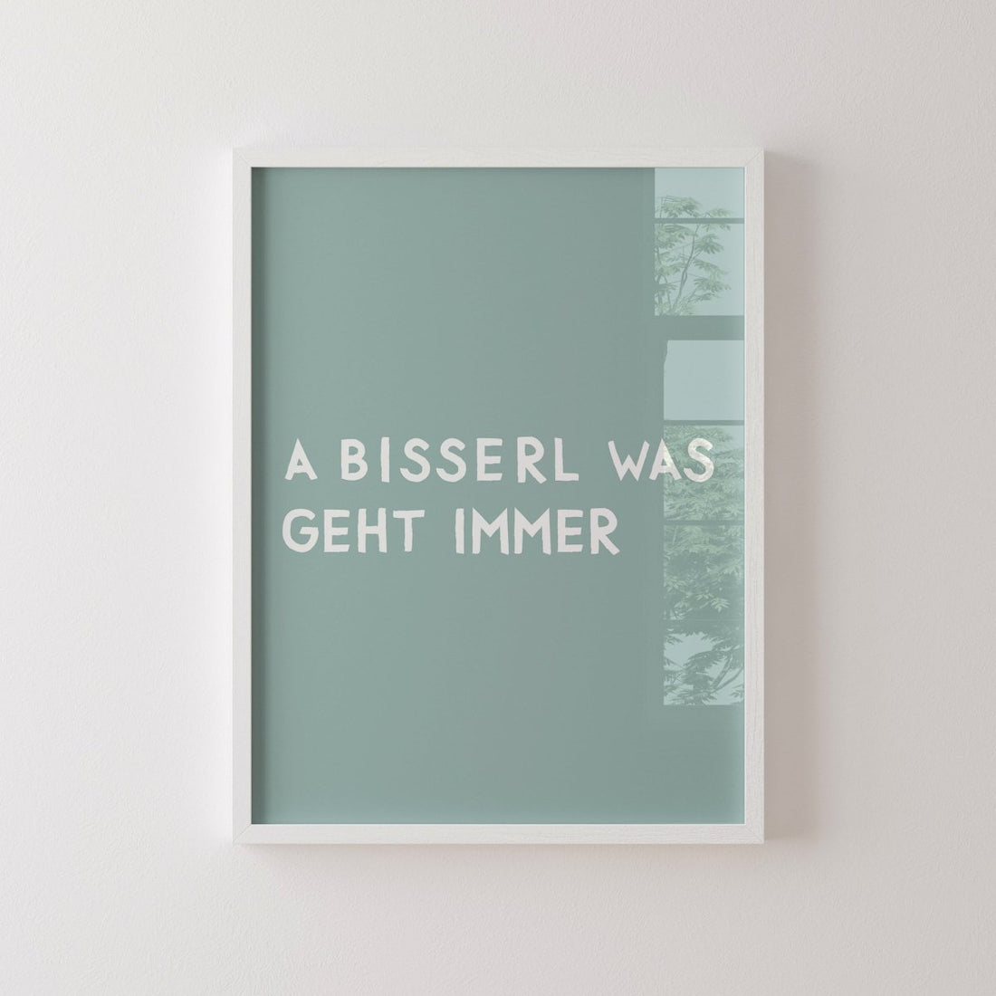 A bisserl was geht immer Poster • bayrisches Poster für Monaco di Bavaria Fans - vonSUSI