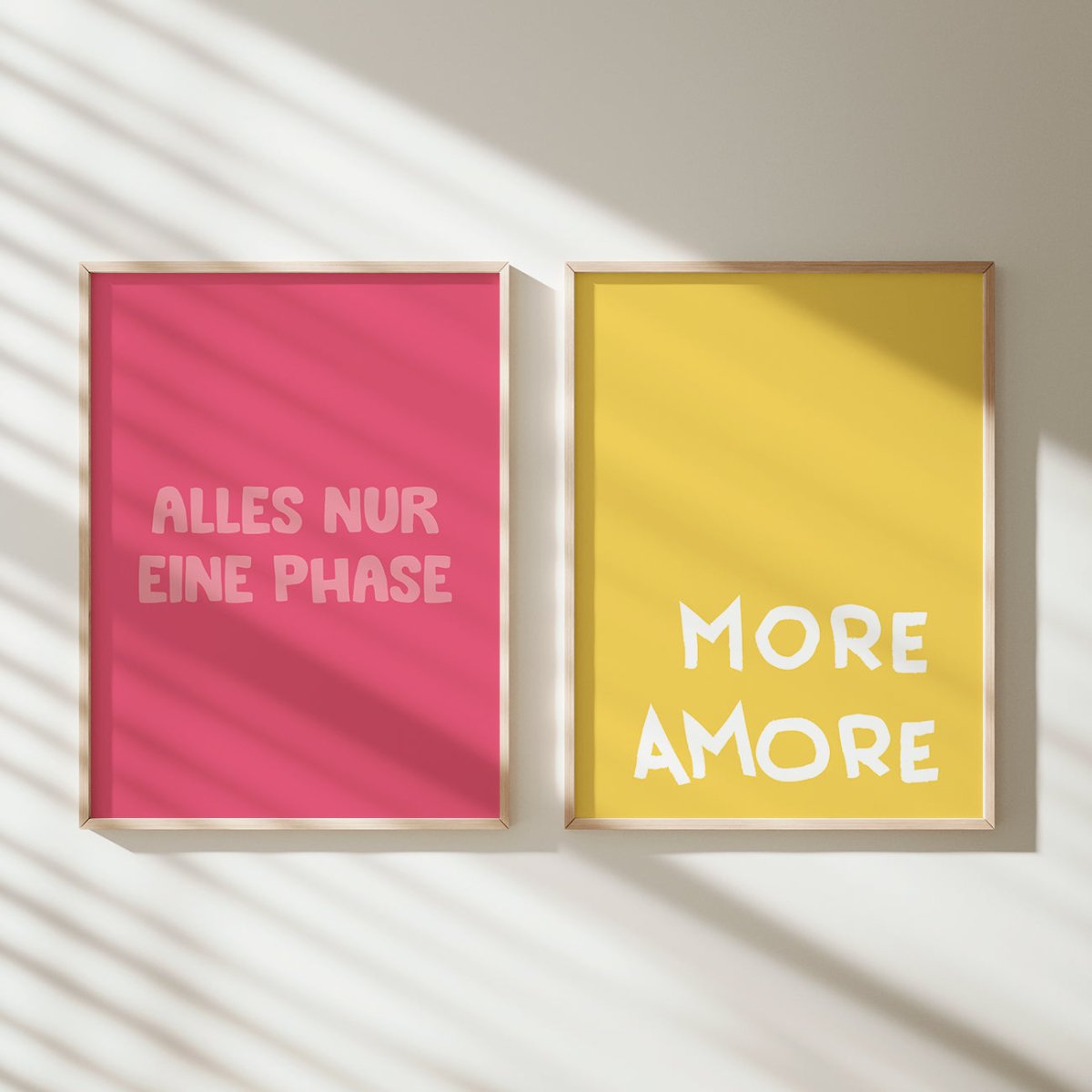 Alles nur eine Phase Poster • lustiges Typografie Poster - vonSUSI Poster