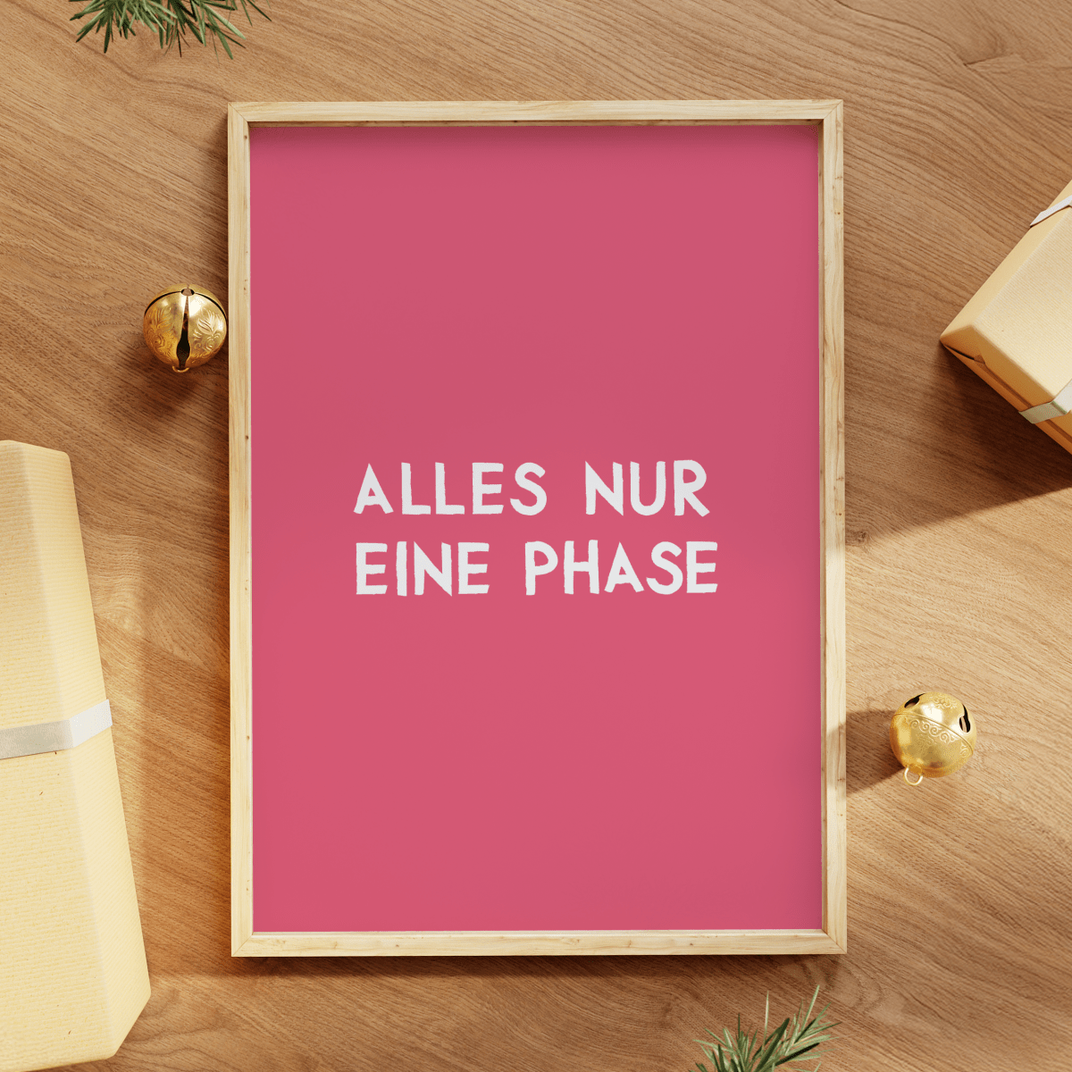 Alles nur eine Phase Poster • modernes Typografie Poster - vonSUSI Poster