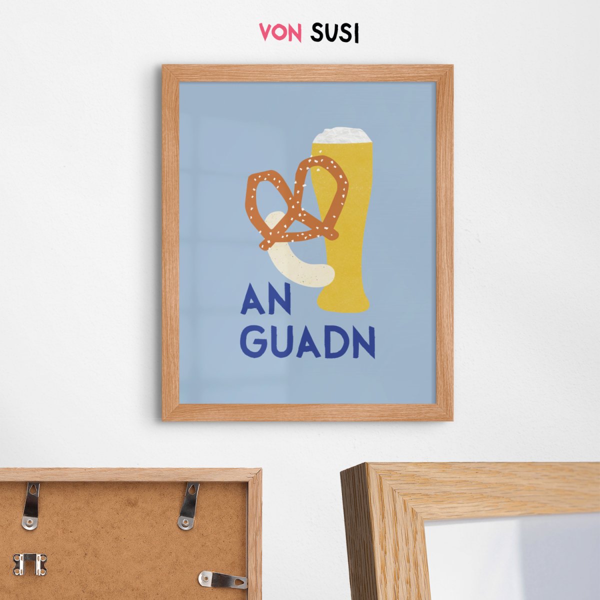 An Guadn Poster • bayrisches Poster für die Küche - vonSUSI