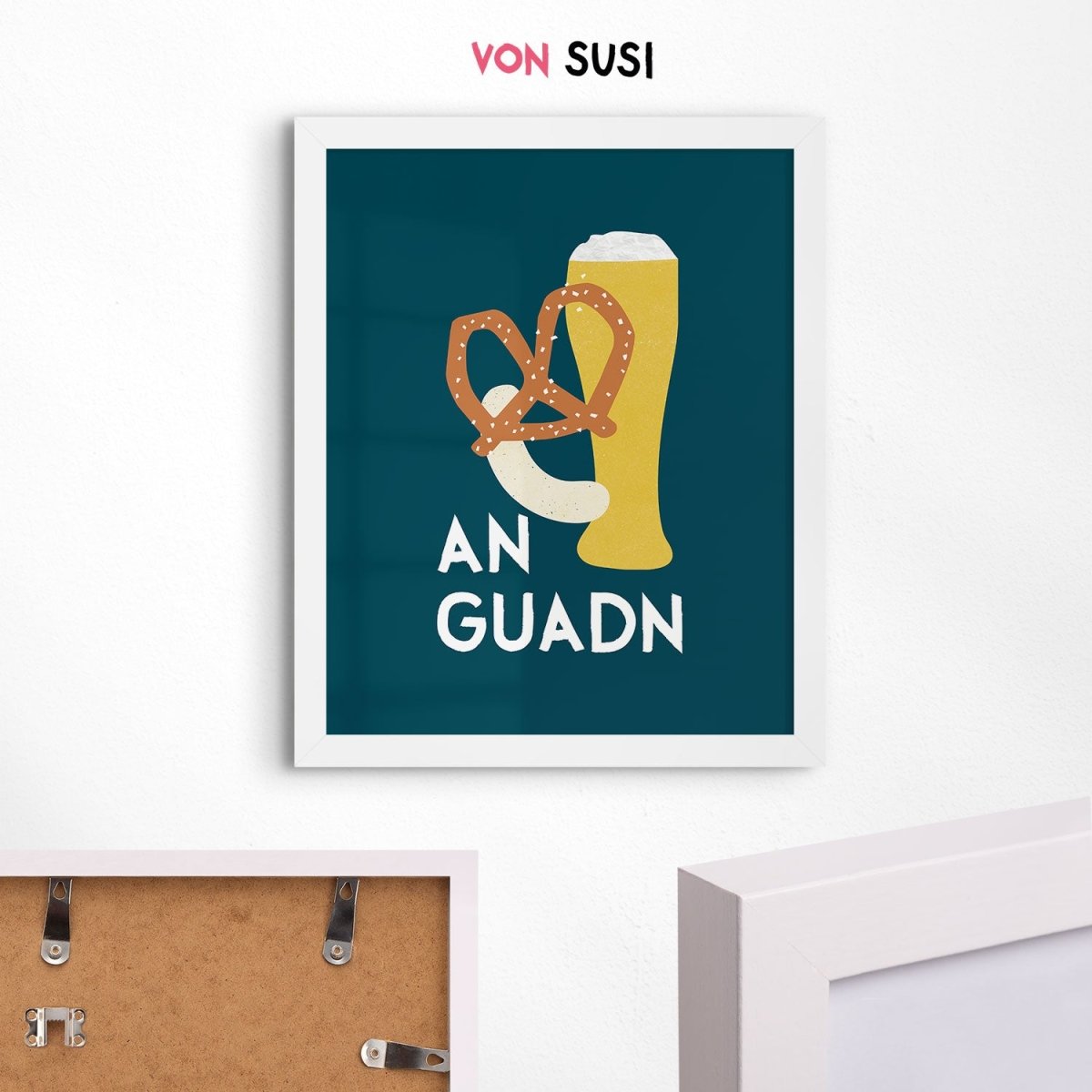 An Guadn Poster • bayrisches Poster für die Küche - vonSUSI