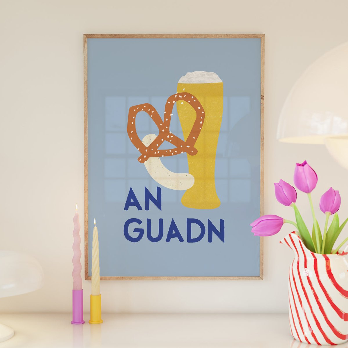An Guadn Poster • bayrisches Poster für die Küche - vonSUSI