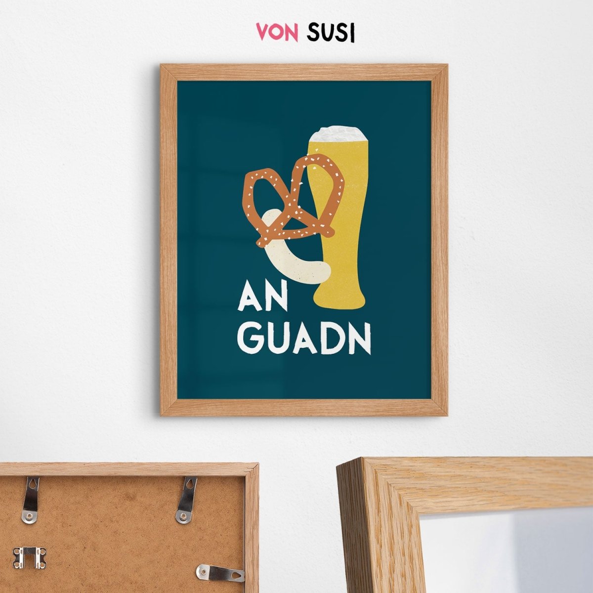 An Guadn Poster • bayrisches Poster für die Küche - vonSUSI