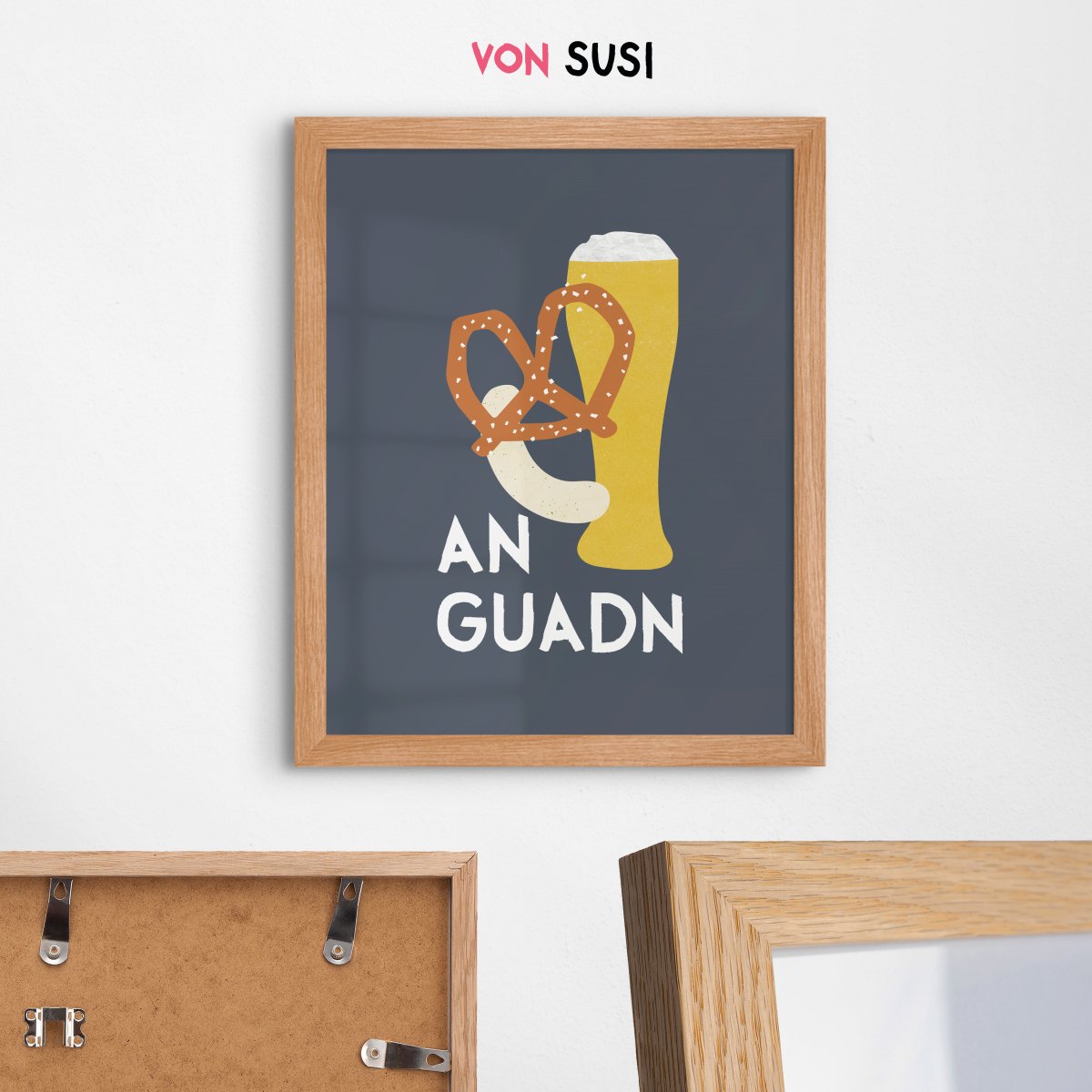 An Guadn Poster • bayrisches Poster für die Küche - vonSUSI