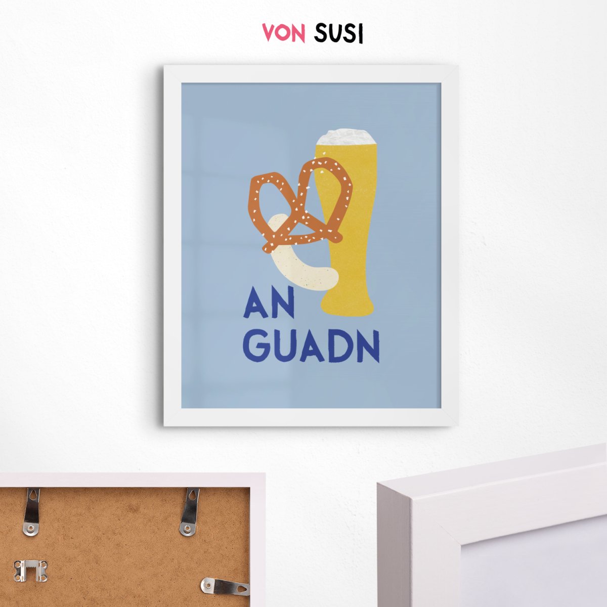 An Guadn Poster • bayrisches Poster für die Küche - vonSUSI