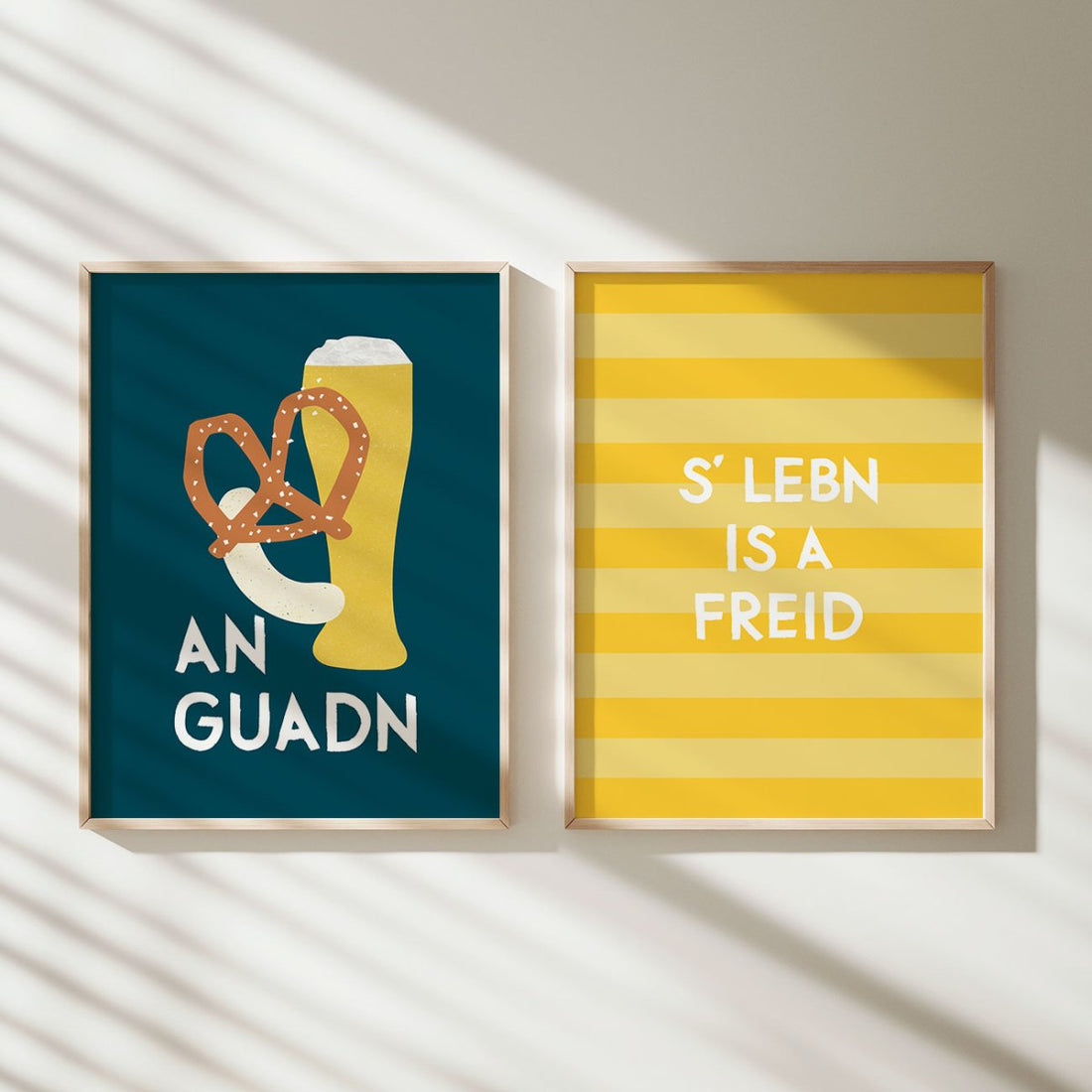 An Guadn Poster • bayrisches Poster für die Küche - vonSUSI