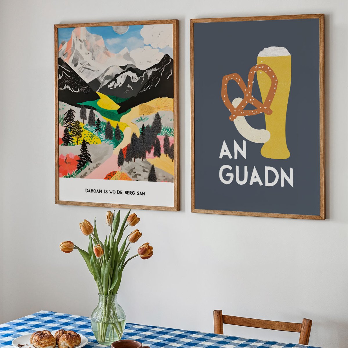 An Guadn Poster • bayrisches Poster für die Küche - vonSUSI