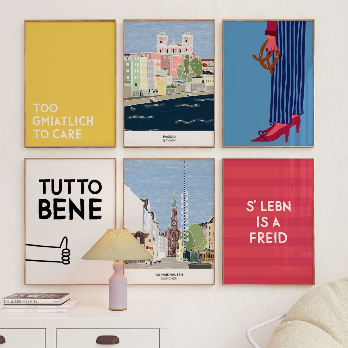 Au - Haidhausen Poster • Wiener Platz München • handgezeichnet - vonSUSI